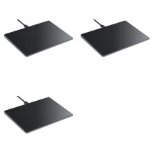 3X Przewodowa Mysz USB Multi-Touch Trackpad Slim Touchpad do Komputerów Stacjonarnych/Laptopów/Notebooków z Systemem Windows PC w Kolorze Czarnym