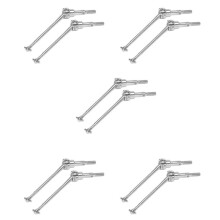 10Pcs Metal Front Drive Shaft CVD 0090 for 12428 12423 1/12 RC Car Crawler Short Course Truck Upgrade Parts