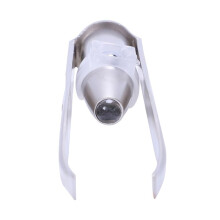 4X Pincettes en Acier Inoxydable pour les Cils et les Sourcils + Lumiere LED
