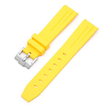 (Pink, 20MM) Aquaman Series for Rolex - Black & Green Silicone Strap 20/21/22mm