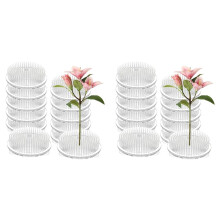 24PCS Flower Frogs for Arrangements Vase Plastic Pin Frog Vase Clear Flower Frog 2.76 Inch Flower Pins Floral Frog