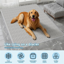 (XL (100.08 x 69.85 cm)) Estera de enfriamiento para mascotas de verano extragrande, almohadilla de enfriamiento para cama para perros y gatos,