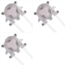 3X Bomba Microperistáltica 6V 9V 12V Pequena Motor de Engrenagem 500 Dosagem de Água Líquida Compressão Reversível