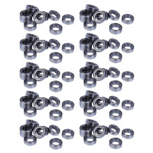 100 Pcs Miniature Scellé Métal Blindé Métrique Radial Roulement Une Billes Modèle: MR106-ZZ 6X10X3 mm