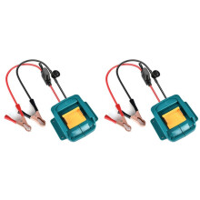 2X für 18V Li-Ion Akku BL1830 BL1840 BL1850 Starthilfekabel Kfz-Starthilfekabel Konverter Überbrückungskabel Adapter