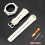 (White) Casio G-Shock GA-2100 Strap Replacement Kit: Watch Band + Case with Tools 6