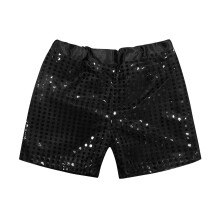 Short à paillettes pour filles, taille élastique, pour enfants de 9 à 10 ans