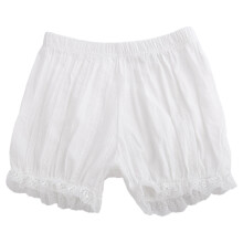 Cotton Stretch Leggings Shorts with Lace Trim Loose Fit