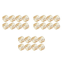 24 Pcs of Round Mesh Napkin Ring Holder, Table Set Suitable for Casual or Formal Occasions and Wedding Parties