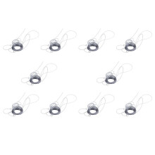 10X GréEment de Câble en Acier Inoxydable INOX Extra, Longueur: 15 M DiamèTre: 1,0 mm