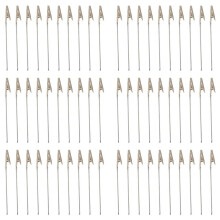 60 X Krokodil-Metalen Clips met Draadsteel-Krokodillenklemmen voor Memo-Kaarthouders