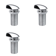 3X Valvola di Scarico per Ventilazione del Serbatoio 'Olio con Foro di Aerazione Universale In Acciaio Inossidabile 316 da 1/2 Pollice per Yacht,