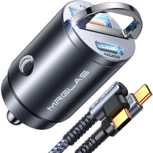 Rychlonabíječka do auta s USB-C 90W PD45W QC45W