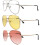 Διεστιακά γυαλιά ηλίου ανάγνωσης τύπου Aviator UV400 +2.0Lens3 1