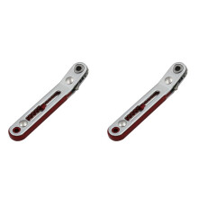 2X Ratchet Wrench 1/4 Inch Drive Socket Hex Screwdriver Bit Dual Ratchet Wrench Tool with Two Bit Heads Elbow