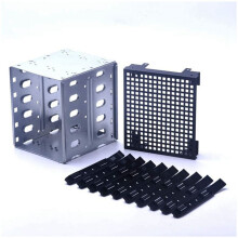 3X Od 5,25 Cala do 5 x 3,5 Cala  HDD Rack Obudowa Dysku Twardego Dysk Twardy Taca na Dysk Twardy Caddy Adapter