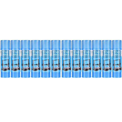 3D Printer Glue Sticks PVP Solid Glue Sticks for 3D Printer Hot Bed Removing Printing Models(12 Pieces)