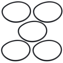 5 Pièces 110mm Joint Torique Industriel Flexible en Caoutchouc Noir, 5 mm