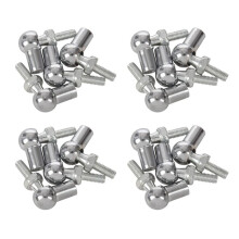 6mm Male Female Thread L Shaped Joint Rod End Bearings 16Pcs