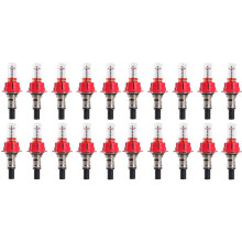 20 Stück Verteiler-Durchflussmesser für Fußbodenheizungen, Optischer Durchflussregler für Fußbodenheizungssysteme (1/2 Zoll)
