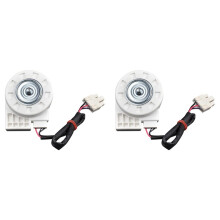 2X Motorfläkt Kylskåp 50240401000k DC12V 4,5W Kylmotorfläkt