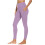 Dames yogabroek effen kleur hoge taille elastische legging 1