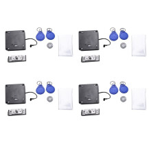 4X Electronic RFID Cabinet Lock No Hole Easy Installation Furniture Locker Wardrobe Shoe Cabinet Drawer Door Lock