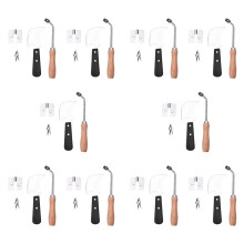 70Pcs Stainless Steel Vinyl Floor Welding Kit Accessories Set for Floor Cutting Guide