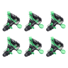 6X Garden Lawn Irrigation Tools Durable Garden Sprinklers Rotating Spray Nozzle Plant Watering Drippers Sprinkler