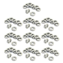 100Pcs 6800Z 10 X 19 X 5Mm Einreihiges Abgeschirmtes Rillenkugellager