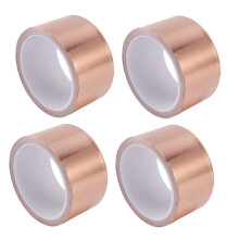 4Stück 50mmx10M EMI Kupfer Klebeband Kupferfolie Kupferband Selbstklebend Band Rolle