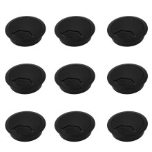 60mm Computer Schreibtisch Tisch Gummidichtungsring Kabel Anschluss Draht Loch Abdeckung 9 Stueck