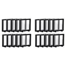 20X Schwarzes Schwimmendes 3D-Case Challenge Coin Holder Coin Floating Display mit Basis für Coin Medaillons Schmuck