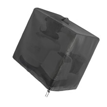 Cubierta impermeable y resistente al sol para filtro de arena de piscina con cierre de cordón.