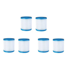 6 Teilige Poolfilterpatronen 89x79x45Mm Ersatz Pool Filter für Pool Filter Pumpen Reiniger