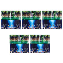 5X Aquarium Hintergrund Ozean Landschaft Wand Aufkleber Als Fisch Tank Hintergrund Dekor - Blau