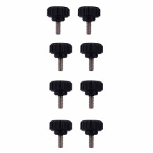 M4 x 10mm Rund Kopf Schraube Auf Rändel Schrauben Rändel Klemm Knopf 8 Stücke