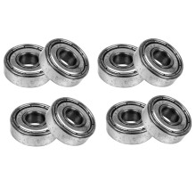 40 StÜCke Miniatur Gummi Versiegelt Metall Geschirmt Metrische Radial Kugel Lager Modell: 607ZZ 7 x 19 x 6 MM