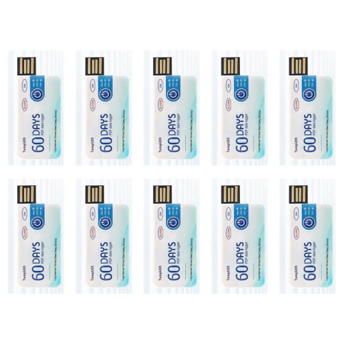 10X TempU05 Temperature Data Logger 60 Days Disposable Temperature Analyzer PDF USB