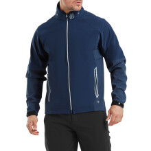 (L, Navy) Footjoy Mens 2026 HydroTour 4-Way Stretch Water Resistant Golf Jacket