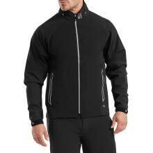 (XL, Black) Footjoy Mens 2026 HydroTour 4-Way Stretch Water Resistant Golf Jacket