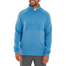 (XXL, High Tide) Footjoy Mens 2026 Jacquard Thermal Chill-Out Moisture Wicking Golf Sweater