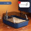 Cat Litter Box Semi-Enclosed High-Sided Splash-Proof 1