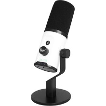 IRIN Microfone de Mesa, Microfone Dinâmico de Alta Sensibilidade para Jogos e Transmissões Ao Vivo. Conecta-Se Ao Computador para Dublagem