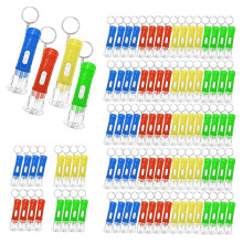 200 Pezzi Torcia Portachiavi Sfusa Portachiavi Led Piccole Torce Elettriche per Bambini Adulti Escursionismo Campeggio Stuffers Casa