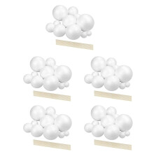 Kit de Projet de Système Solaire, PlanetModel Crafts 70 Boules de Sphères en Polystyrène de Taille Mixte pour les Projets Scientifiques Scolaires