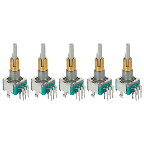 5X EC11EBB24C03 Dual Axis Encoder met Schakelaar 30 Positionering Nummer 15 Puls Punt Handvat 25mm