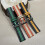 (B) Co-branded Series Strap Soft Genuine Leather Watch Strap Colour Blocking 22mm 3