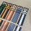 (B) Co-branded Series Strap Soft Genuine Leather Watch Strap Colour Blocking 22mm 11