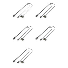 5X Computer ARGB Controller PC Behuizing RESET Controle Naar ARGB Reset Stroomkabel PC 5V 3Pin Verlichtingscontroller Zwart